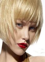  modne blond fryzury krótkie,  galeria  ze zdjęciami fryzur dla kobiet w katalogu z numerem  48